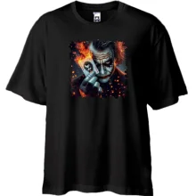 Футболка Oversize Joker (у вогні)