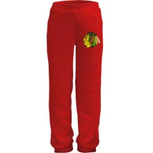 Дитячі штани з вишитим логотипом Chicago Blackhawks (Вишивка)