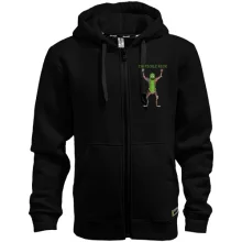Худі на блискавці з Огірочком Ріком і написом «I'm Pickle Rick»