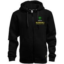 Худи на молнии Subaru monster energy