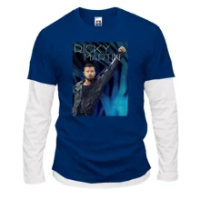 Комбинированный лонгслив Ricky Martin Live
