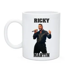 Чашка Ricky Martin - livin' la vida loca