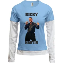 Комбинированный лонгслив Ricky Martin - livin' la vida loca