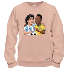 Свитшот Maradona & Pele