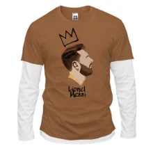 Комбинированный лонгслив Lionel Messi King