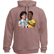 Худи без начеса Maradona & Pele
