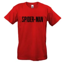 Футболка с надписью Spider-Man