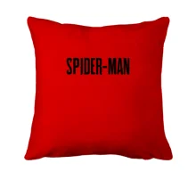 Подушка с надписью Spider-Man