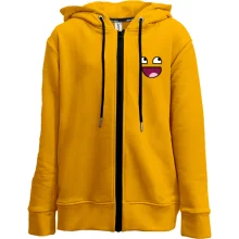 Дитяче худі на блискавці Epic Face силует