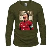 Лонгслив с принтом «Cristiano Ronaldo»