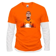 Комбинированный лонгслив Virgil Van Dijk