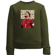 Дитячий світшот з принтом «Cristiano Ronaldo»