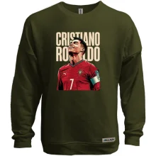 Світшот без начосу з принтом «Cristiano Ronaldo»