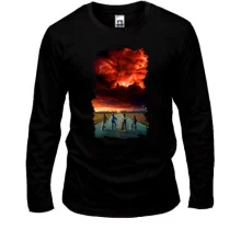 Лонгслів Stranger Things з велосипедистами
