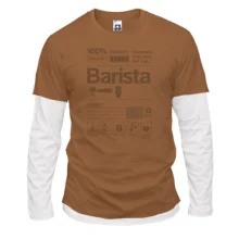 Мужской лонгслив Комби Barista