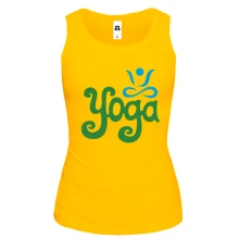 Жіноча майка з написом Yoga