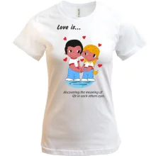 Футболка Love is...