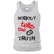Чоловіча майка Nobody tells the truth