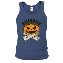 Чоловіча майка з гарбузом Halloween