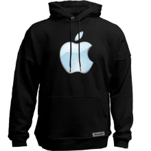 Худи без начеса с логотипом Apple