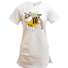 Подовжена футболка Bee dog