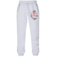 Штаны из футера без начеса Princess cat (из цветов)