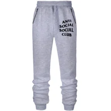 Штаны из футера без начеса Anti Social Social Club