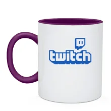 Чашка с логотипом twitch