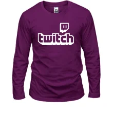 Лонгслив с логотипом twitch