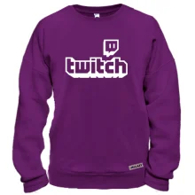Свитшот с логотипом twitch