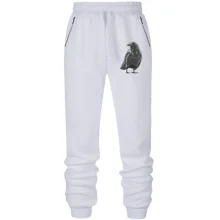 Мужские трикотажные штаны с вороном