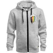 Худи на молнии Rainbow cloud