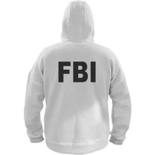 Толстовка с капюшоном FBI