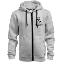 Худи на молнии no drama llama.