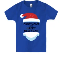 Детская футболка Keep calm and Happy New Year