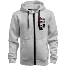 Худі на блискавці I love my boxer