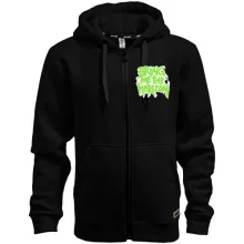 Худі на блискавці Bring me the horizon logo green