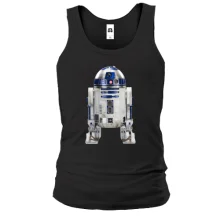Мужская майка с рисунком робота R2 D2