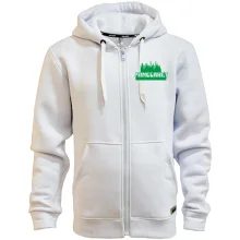 Худи на молнии Minecraft Green Logo