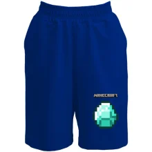 Мужские шорты Minecraft Диамант