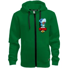 Чоловіча толстовка на блискавці з героєм brawl stars