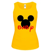 Майка с силуэтом Мики "Baby"