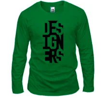 Лонгслив с надписью «DESIGNERS»
