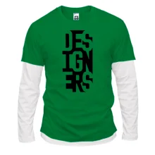 Комбинированный лонгслив Designers