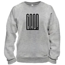 Свитшот с надписью Good-Bad