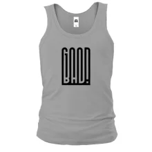 Мужская майка с надписью Good-Bad