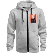 Худи на молнии Girl with bows