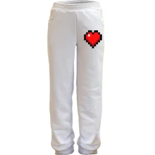 Детские штаны Minecraft heart
