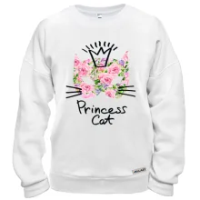 Свитшот Princess cat (из цветов)