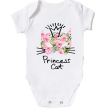 Дитяче боді Princess cat (з квітів)